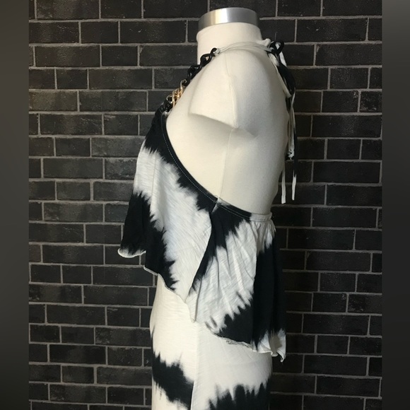 TIE DYE HALTER TOP MAXI DRESS - Picture 6 of 15
